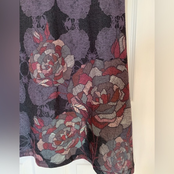 Purple and grey dasha SMASH midi dress size L - Picture 6 of 8